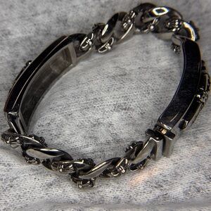Men's SS bracelet-9.25” length